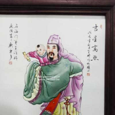 Tranh vẽ tay tích Phúc Lộc Thọ